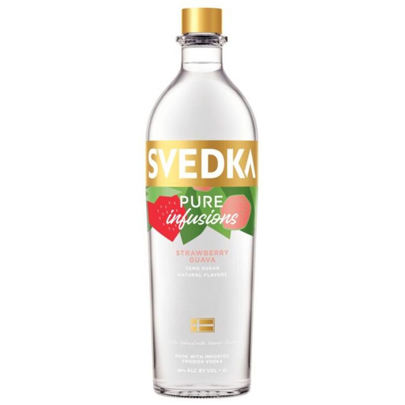 slide 1 of 1, SVEDKA Pure Infusions Strawberry Guava Flavored Vodka - 750ml Bottle, 750 ml