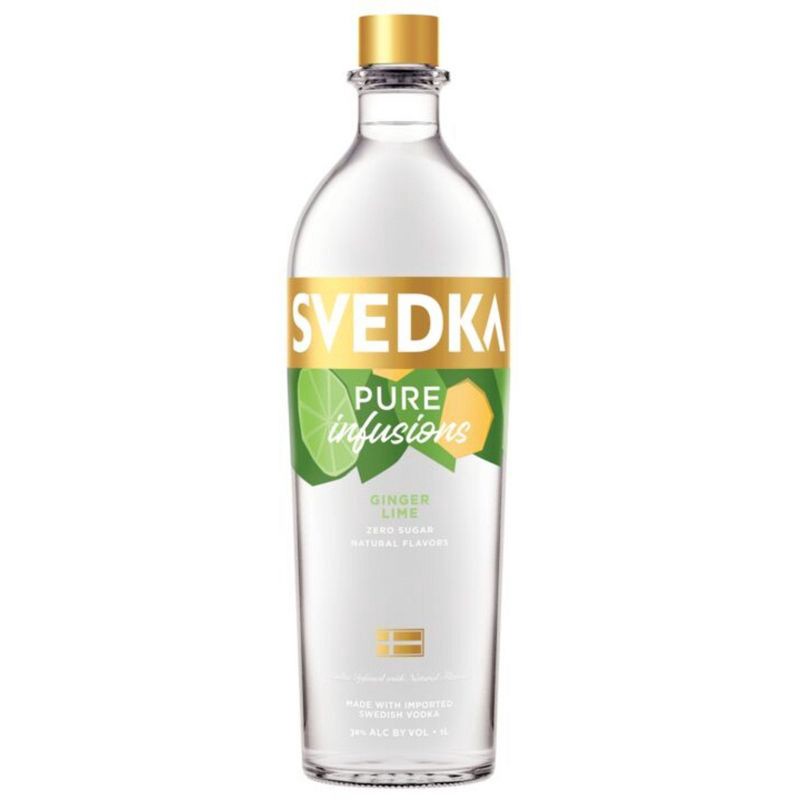 slide 1 of 3, SVEDKA Pure Infusions Ginger Lime Flavored Vodka - 750ml Bottle, 750 ml