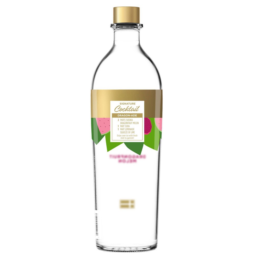 SVEDKA Pure Infusions Dragonfruit Melon Flavored Vodka 750ml Bottle