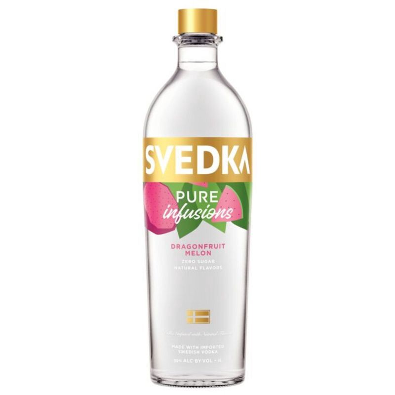 slide 1 of 1, SVEDKA Pure Infusions Dragonfruit Melon Flavored Vodka - 750ml Bottle, 750 ml