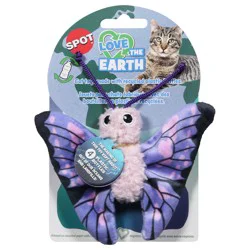SPOT Love The Earth Butterfly Cat Toy 1 ea