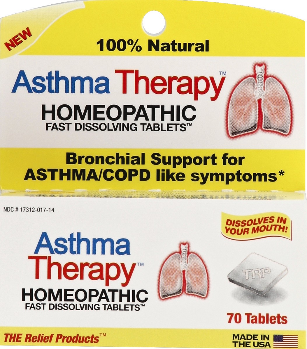 slide 2 of 4, TRP Asthma Therapy, Fast Dissolving Tablets, 70 ct