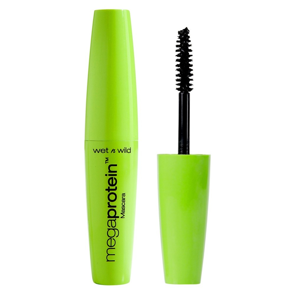 slide 3 of 4, wet n wild Megaprotein Mascara C137 Very Black, 0.27 oz