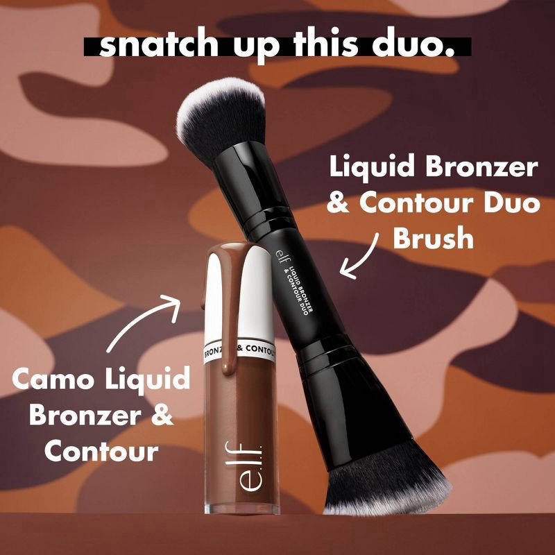 slide 11 of 14, e.l.f. Camo Liquid Bronzer and Contour, 2 Fair/Light, 0.13 fl oz