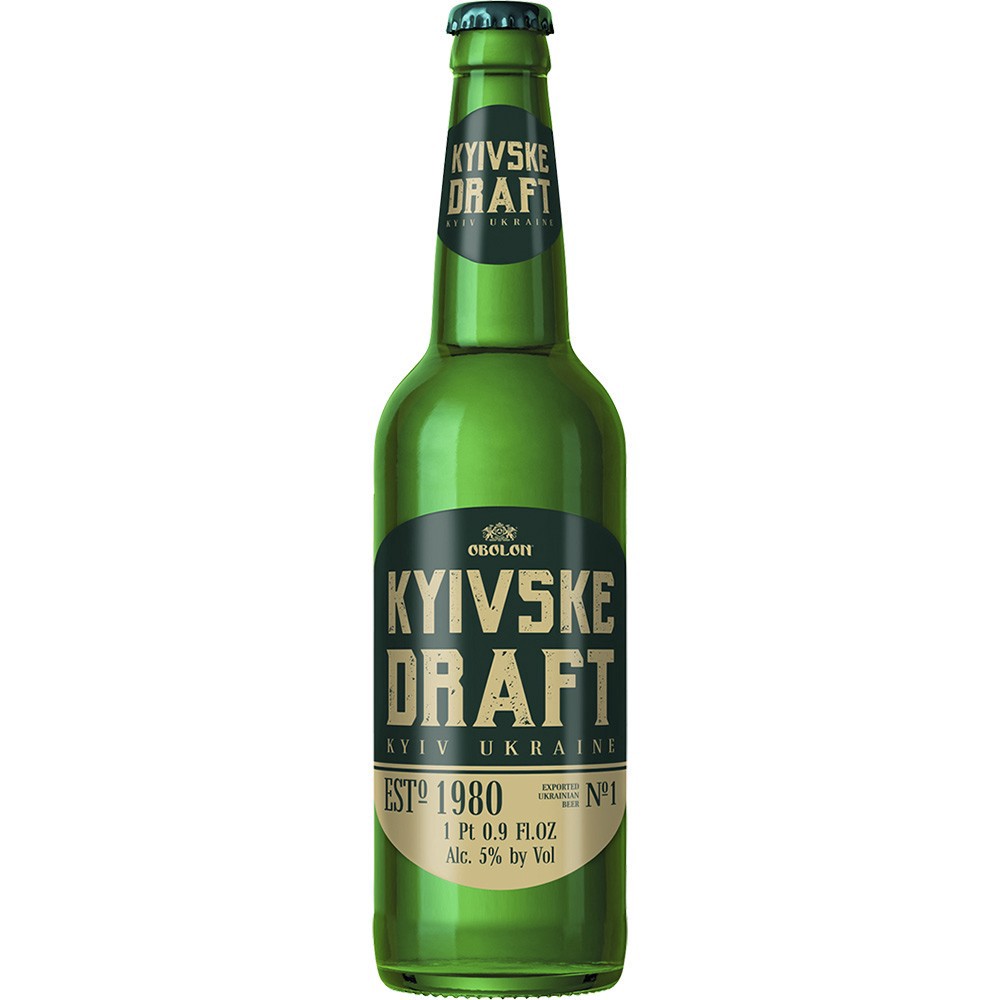 slide 1 of 1, Obolon Kyivske Draft, 16.9 oz