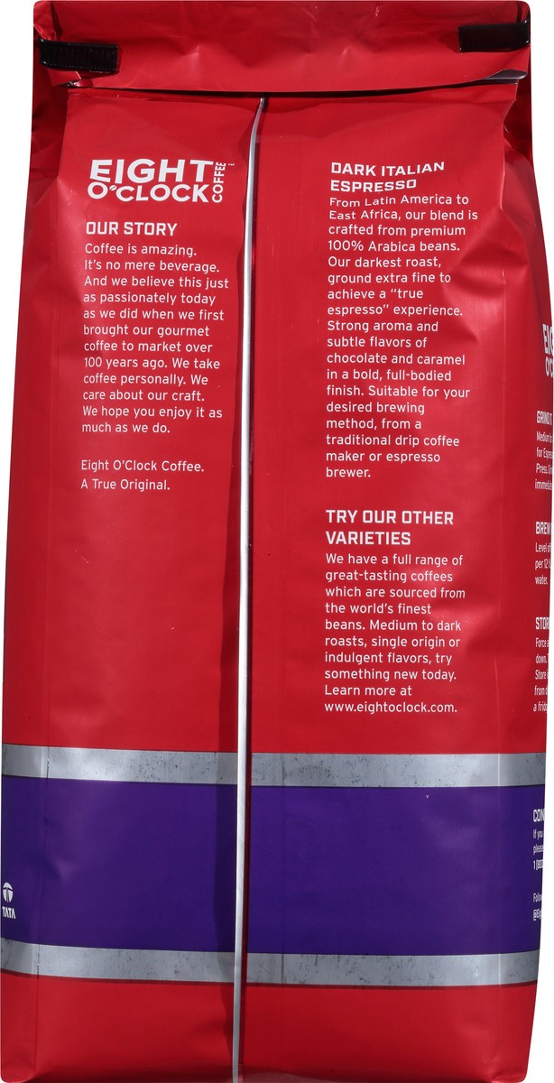 slide 3 of 9, Eight O'Clock Coffee Dark Italian Espresso Whole Bean - 32 oz, 32 oz