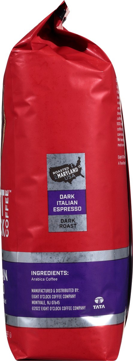 slide 2 of 9, Eight O'Clock Coffee Dark Italian Espresso Whole Bean - 32 oz, 32 oz