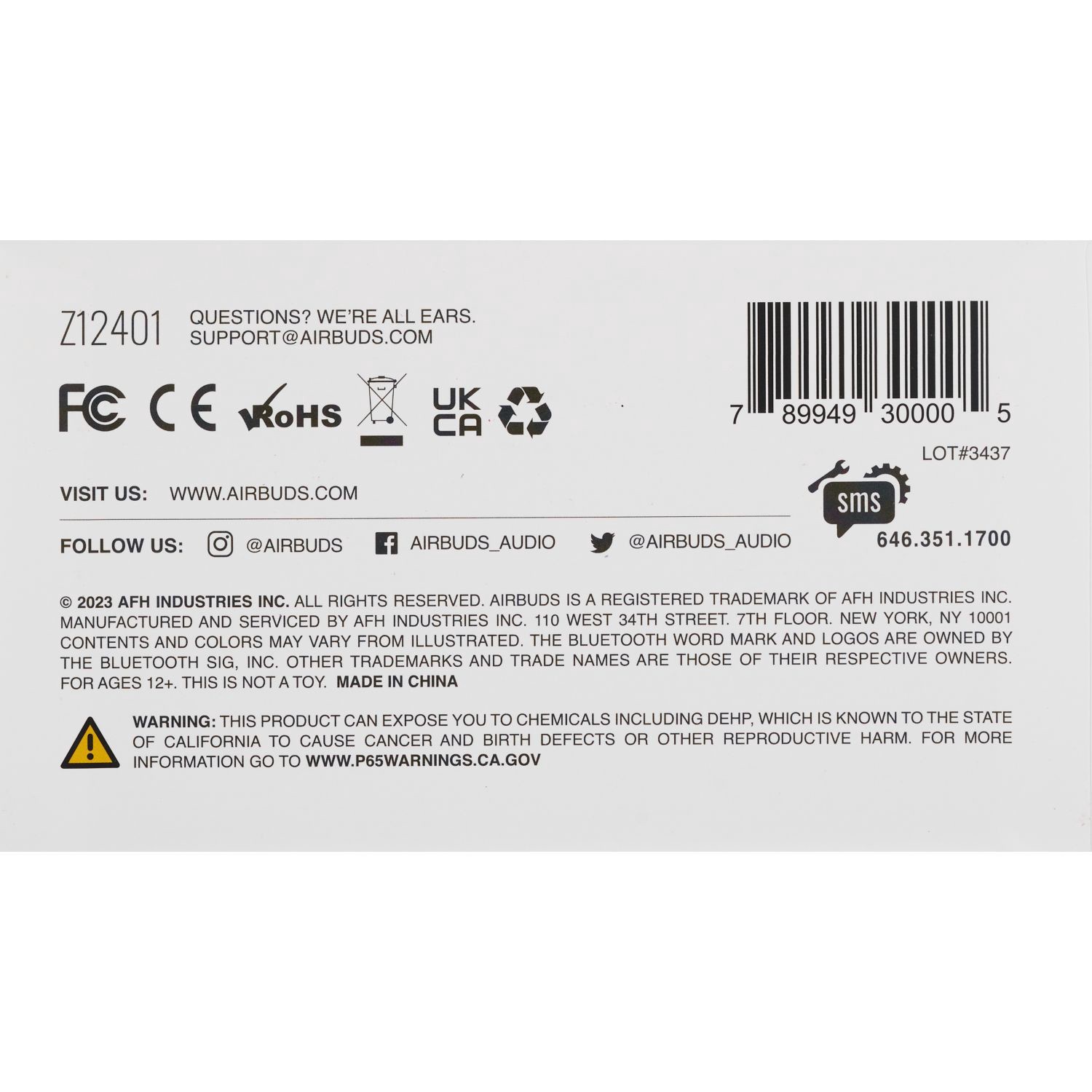 slide 5 of 5, Airbuds True Wireless Sport, Black, 1 ct