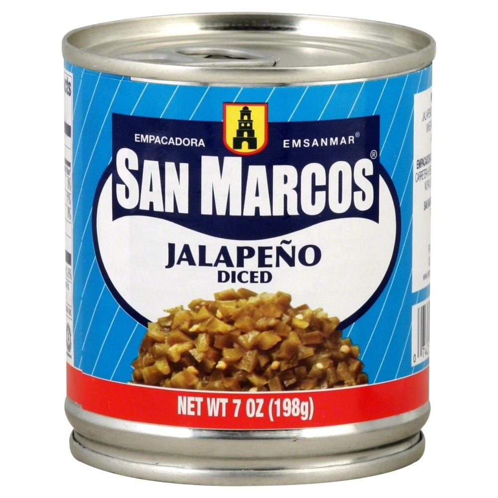 slide 1 of 1, San Marcos Diced Jajapeno, 7 oz