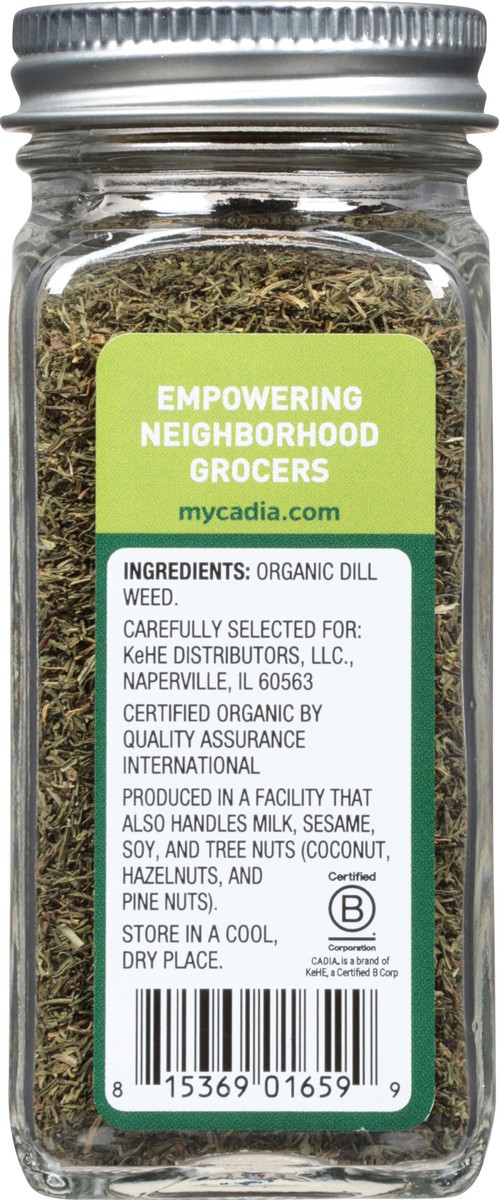 slide 6 of 11, Cadia Organic Dill Weed - 0.6 oz, 0.6 oz