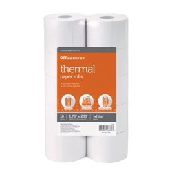 Office Depot Thermal Paper Rolls, White