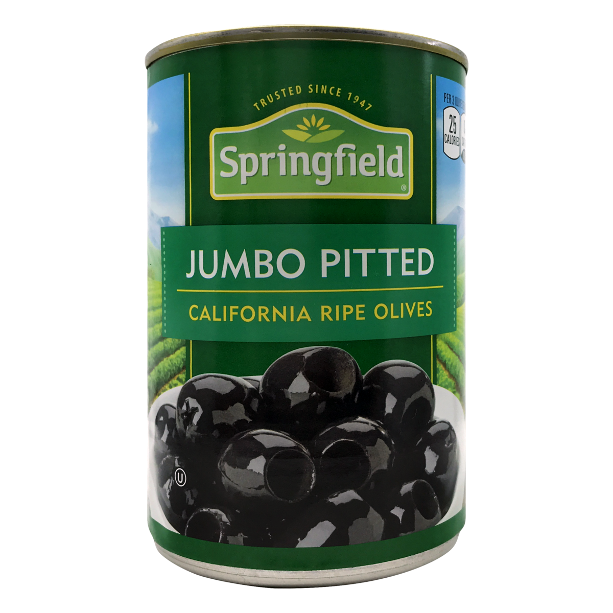 slide 1 of 1, Springfield Olives Pitted Jumbo, 5.75 oz