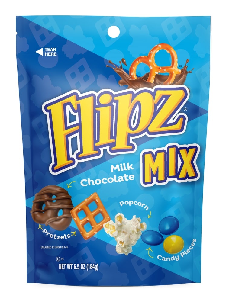 slide 1 of 1, Flipz Milk Chocolate Snack Mix, 6.5 oz
