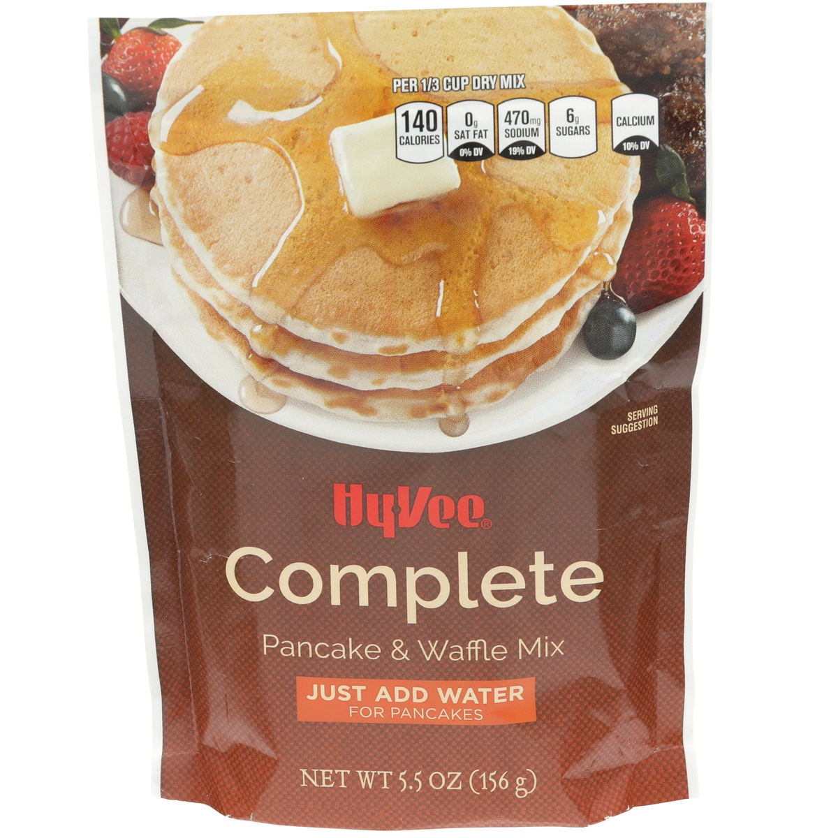 slide 1 of 1, Hy-vee Complete Pancake & Waffle Mix, 5.5 oz