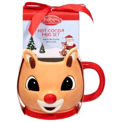 Ten Acre Gifts Rudolph Figural Mug & Hot Cocoa Set - 1 oz