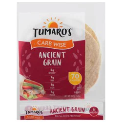 Tumaro's Ancient Grain Wrap Low Carb