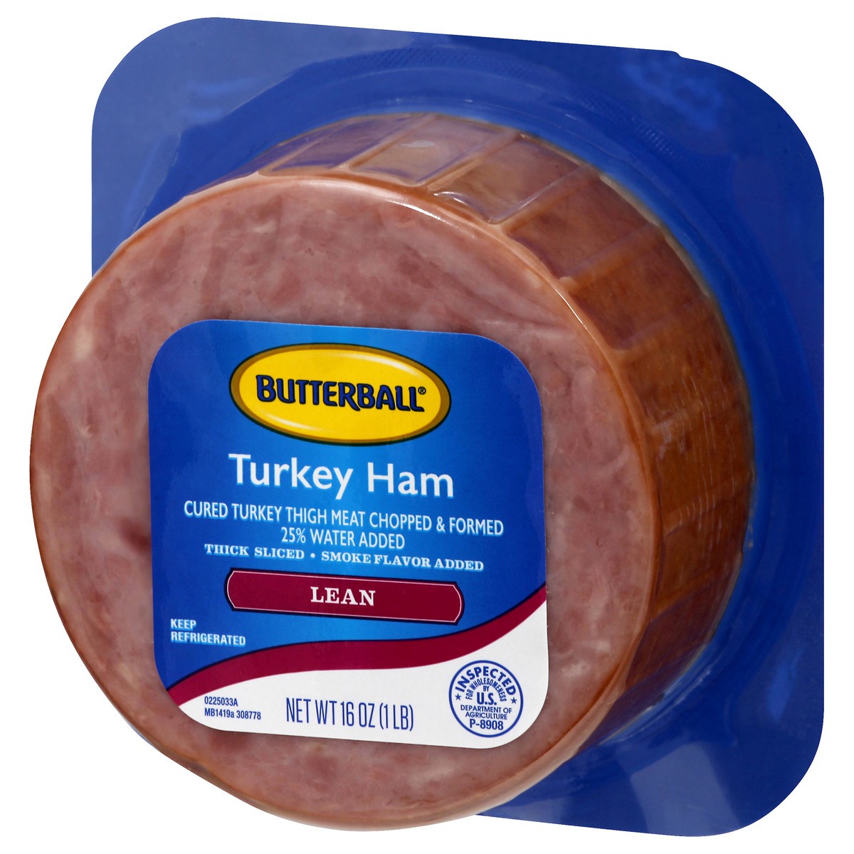 slide 5 of 9, Butterball Turkey Ham 16.0 oz, 16 oz