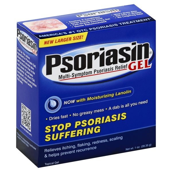 slide 1 of 1, Psoriasin Gel Multisymptom Psoriasis Relief, 1 oz