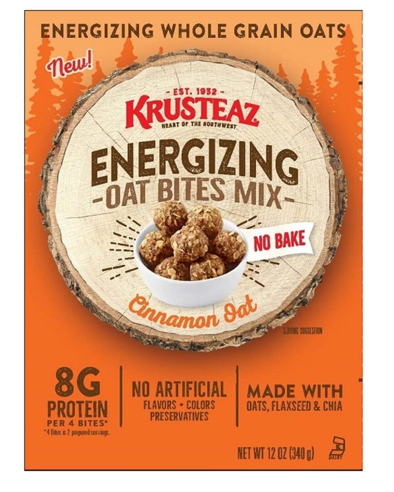 slide 1 of 1, Krusteaz Cinnamon Oat Energizing Oat Bites Mix, 12 oz