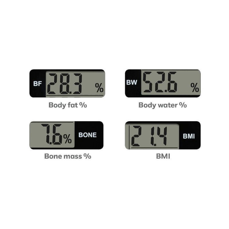slide 7 of 11, Weight Watchers Glass Body Fat Scale Clear - Weight Watchers, 1 ct