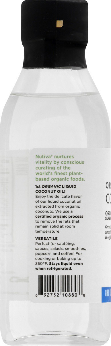 slide 3 of 9, Nutiva Nurture Vitality Organic Liquid Classic Coconut Oil, 8 fl oz