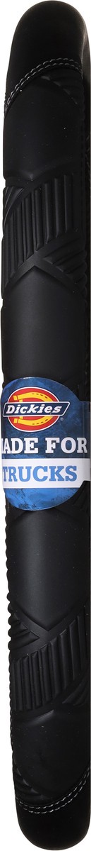 slide 5 of 9, Dickies Icon Black Heavy Duty Truck Steering Wheel Cover, 1 ct