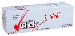 Chek Diet Cola - 12 ct; 12 oz