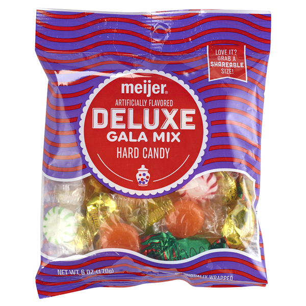slide 1 of 1, Meijer Gala Mix Deluxe Candy, 6 oz