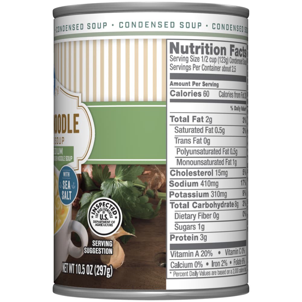 slide 6 of 6, Kroger Reduced Sodium Chicken Noodle Condensed Soup, 10.5 oz