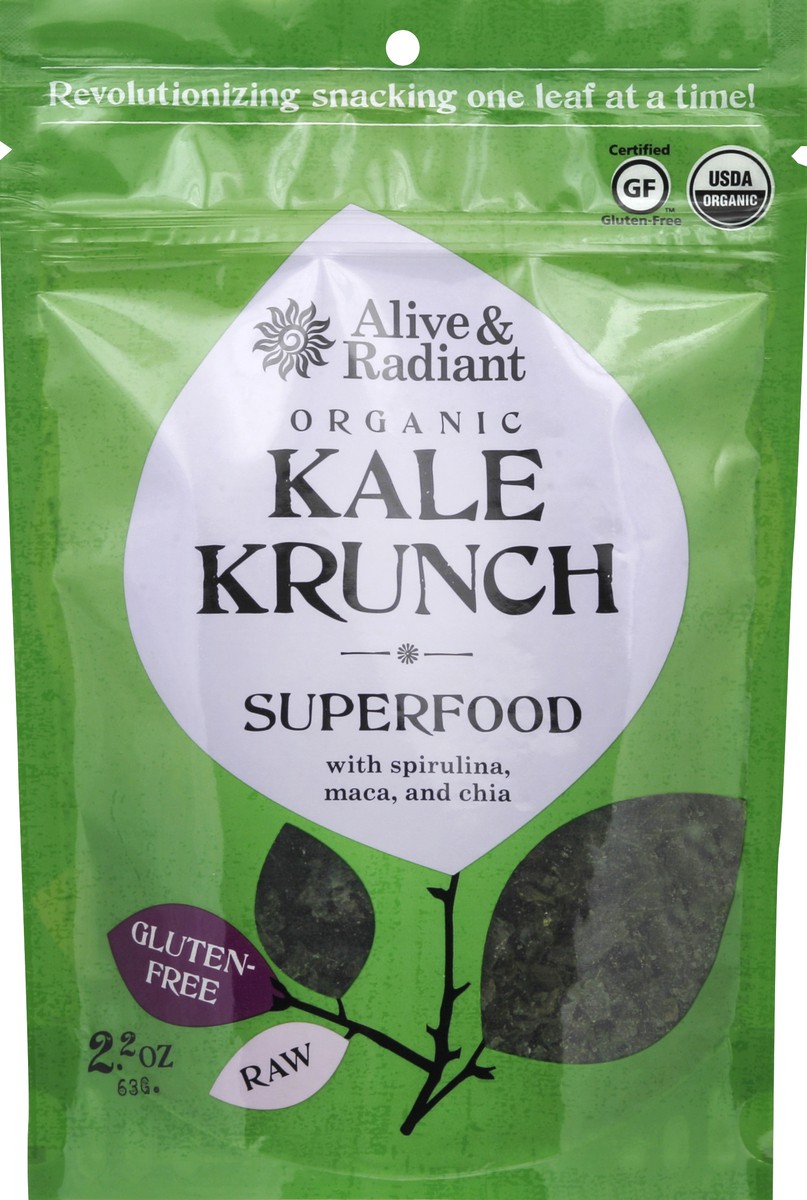 slide 2 of 2, Alive & Radiant Organic Kale Superfood, 2.2 oz