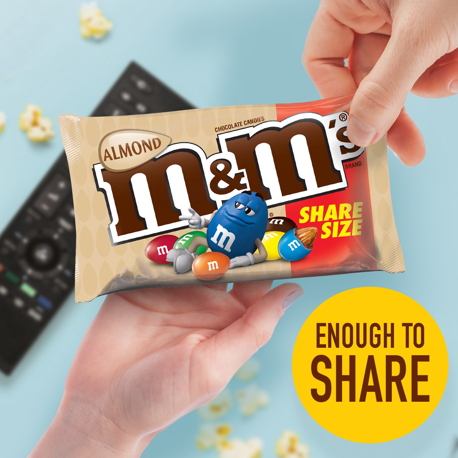 slide 4 of 8, M&M's Almond Milk Chocolate Candy, Sharing Size, 2.83 oz Bag, 2.83 oz
