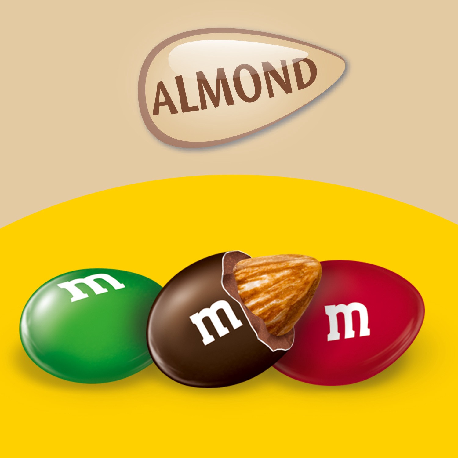 slide 8 of 8, M&M's Almond Milk Chocolate Candy, Sharing Size, 2.83 oz Bag, 2.83 oz