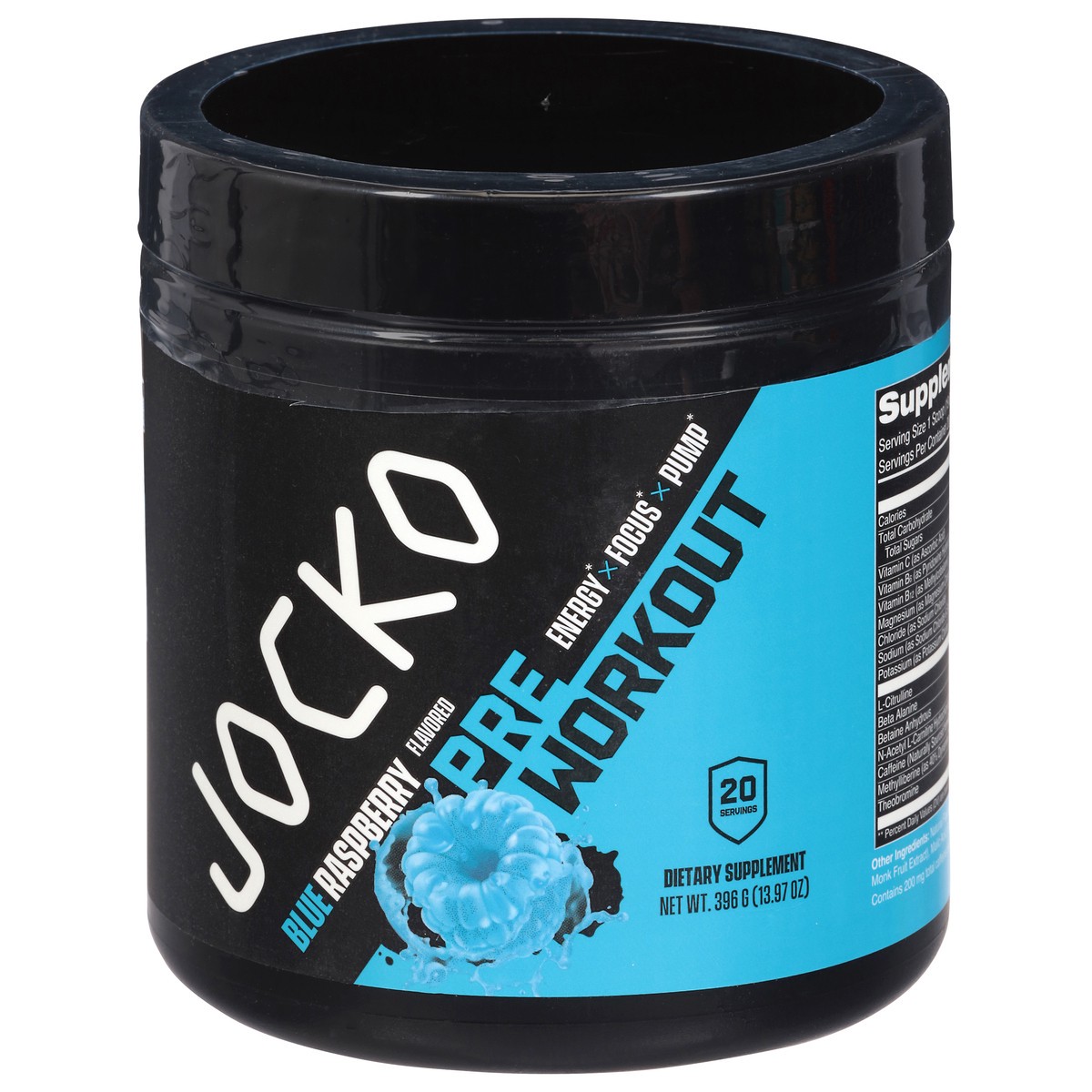 slide 2 of 4, Jocko Preworkout Blue Raspberry - 13.92 Oz, 13.92 oz