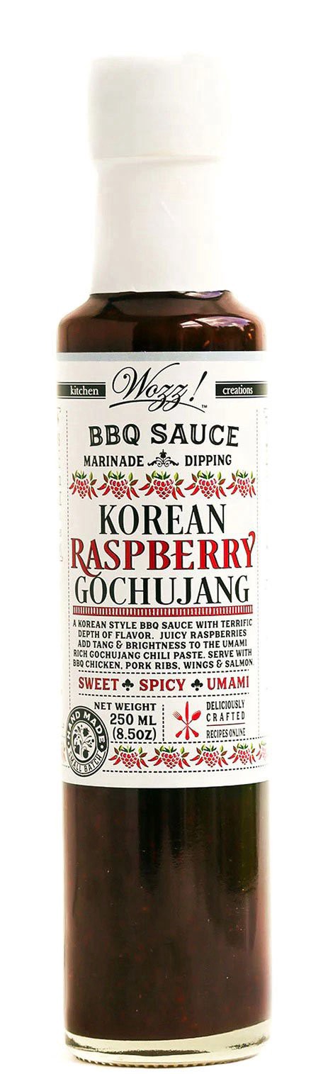 slide 1 of 1, Wozz Korean Raspberry Gochujang Sauce, 8.5 oz
