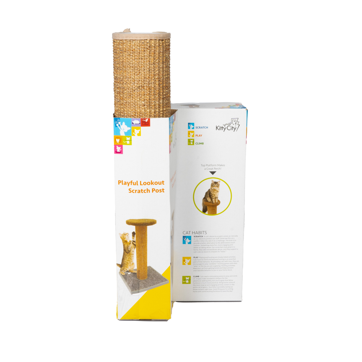 Meijer Cat Scratch Post Playful Lookout 1 ct Shipt