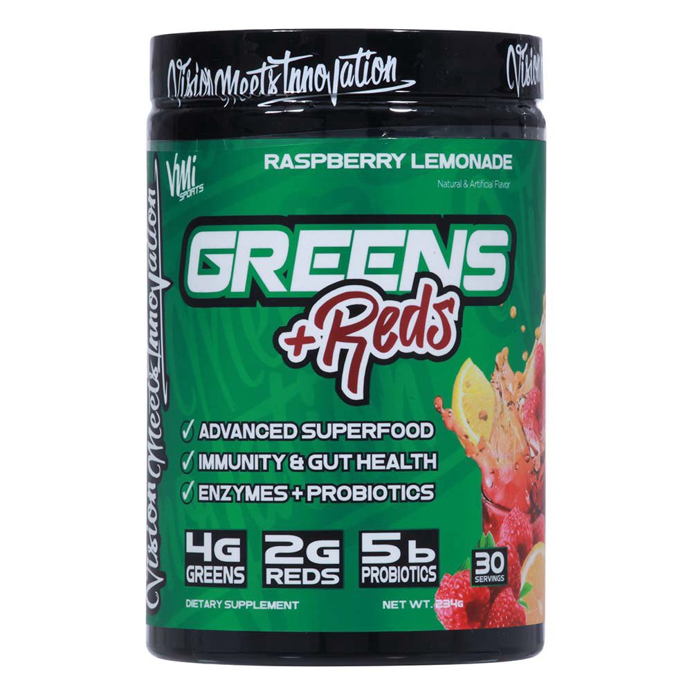 slide 1 of 1, VMI Sports Greens + Reds Powder - Raspberry Lemonade - 8.3 oz, 8.3 oz