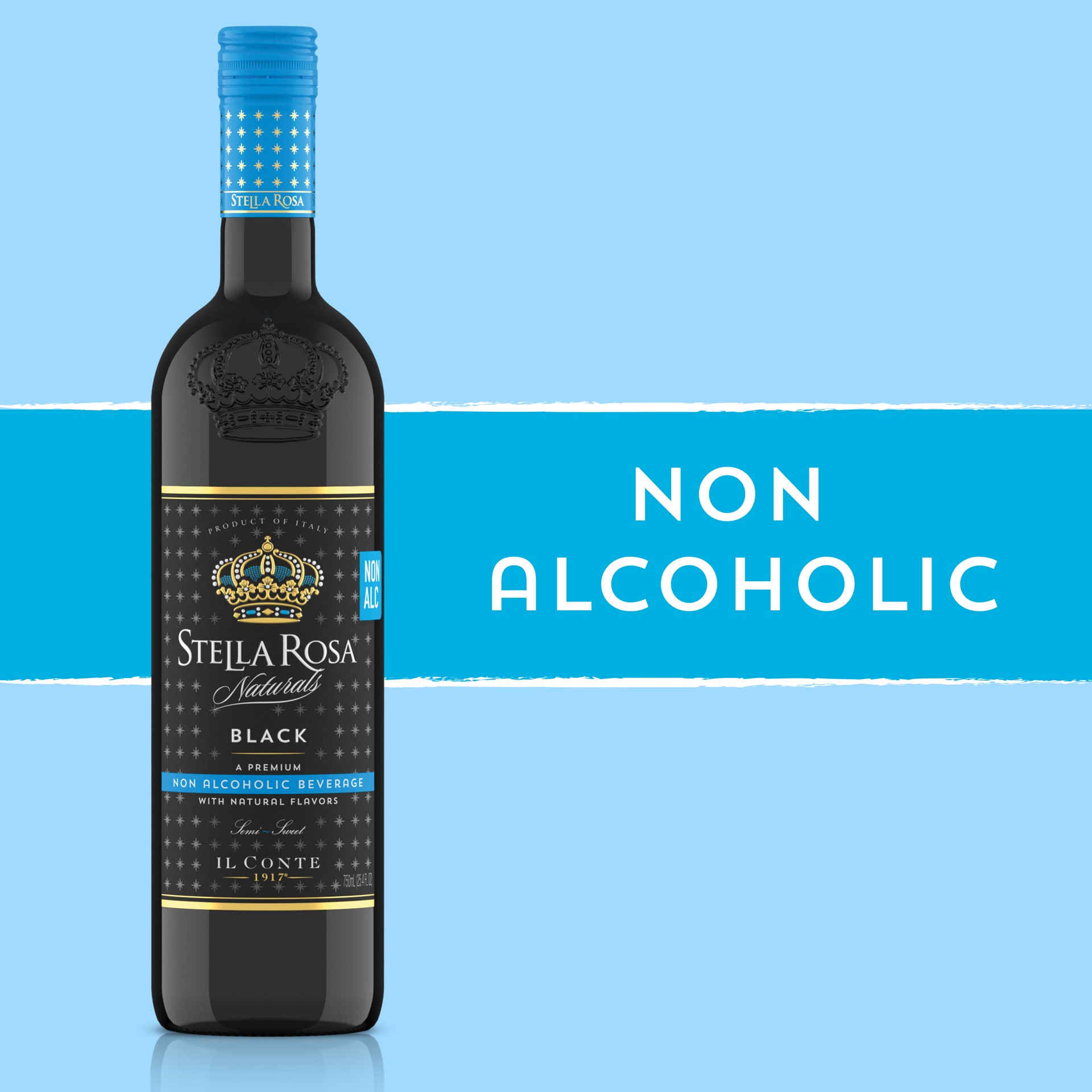 slide 5 of 10, Stella Rosa Naturals Black Naturals Non-Alcoholic Beverage 750mL, 750 ml