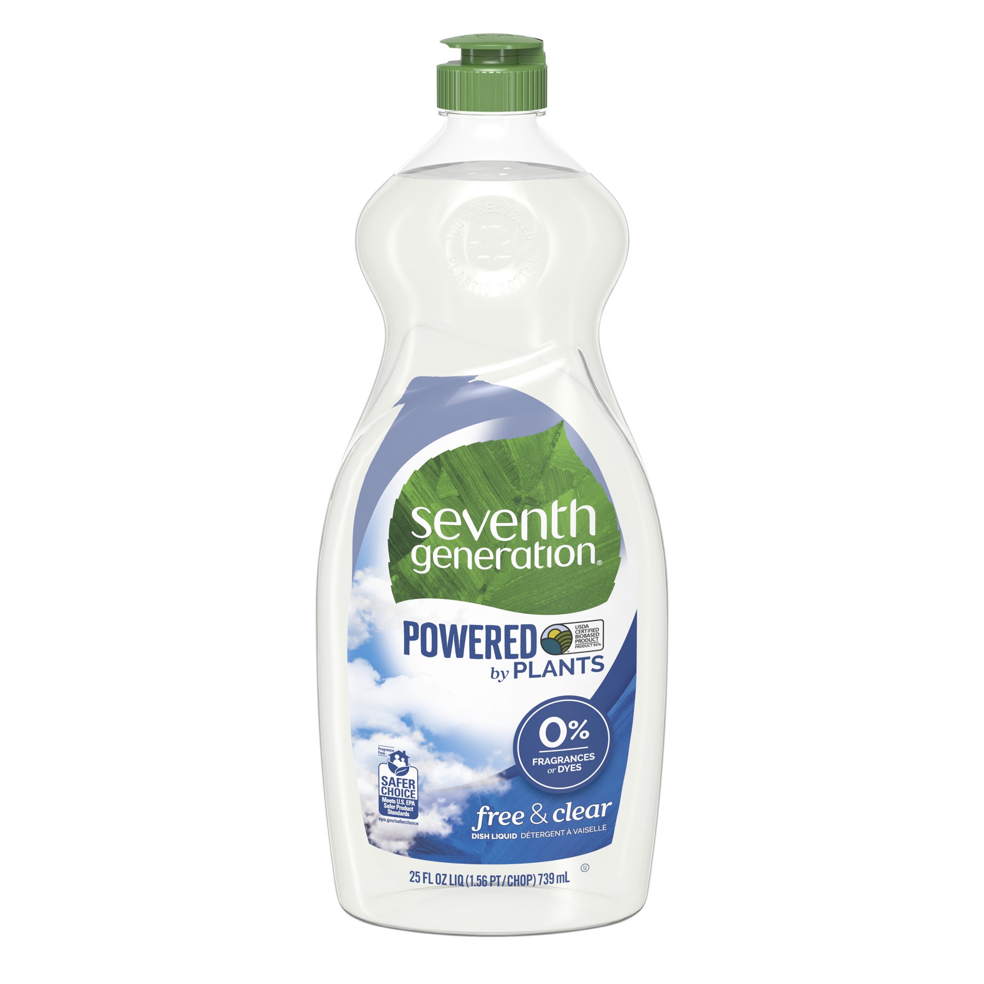 slide 1 of 4, SVG Dish Liquid Soap Free & Clear, 25 oz, 25 oz