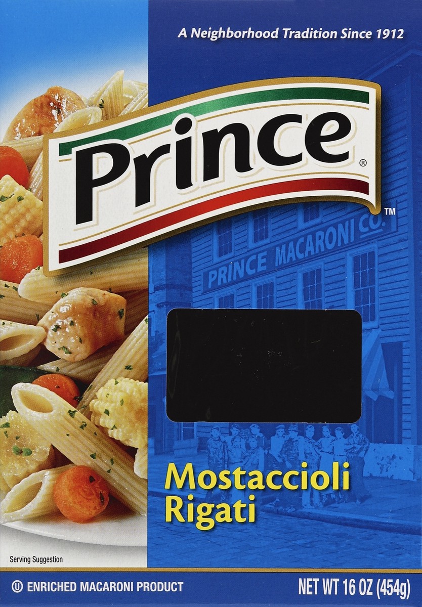 slide 9 of 10, Prince Mostaccioli Rigati, 16 oz