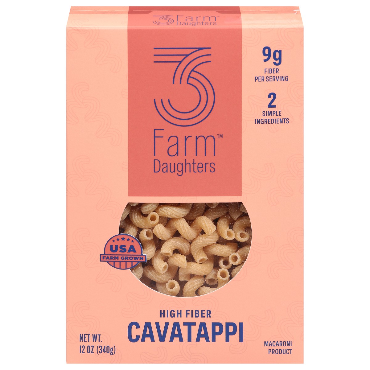 slide 1 of 13, 3 Farms Daughters High Fiber Cavatappi 12 oz, 12 oz