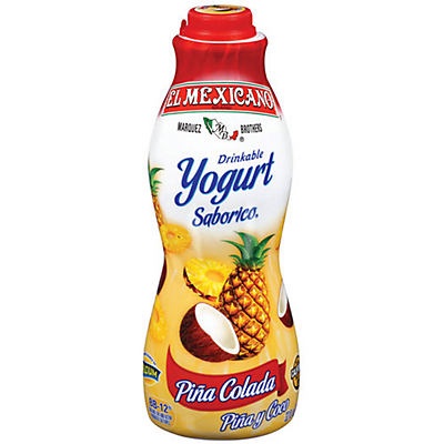 slide 1 of 1, El Mexicano Pina Colada Drinkable Yogurt, 32 fl oz