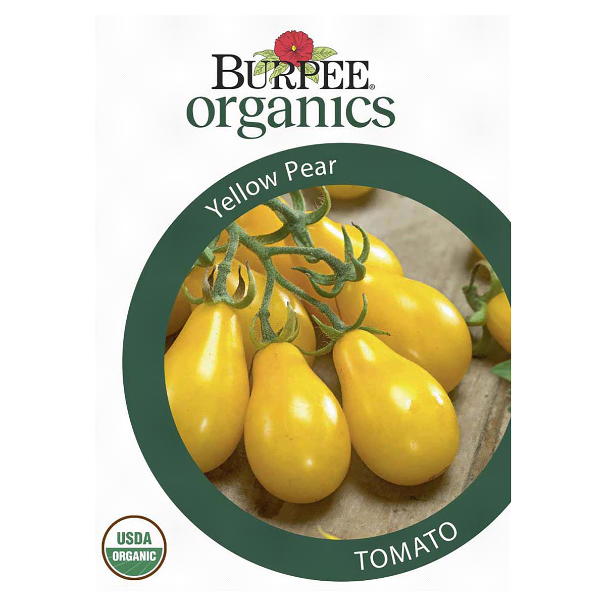 slide 1 of 5, Burpee Organic Tomato Yellow Pear Seeds, 1 ct