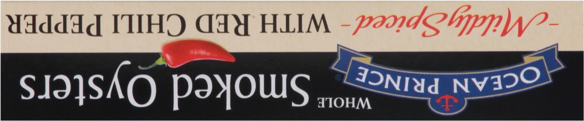 slide 8 of 13, Ocean Prince Fancy Whole Mildly Spiced Smoked Oysters - 3 oz, 3 oz