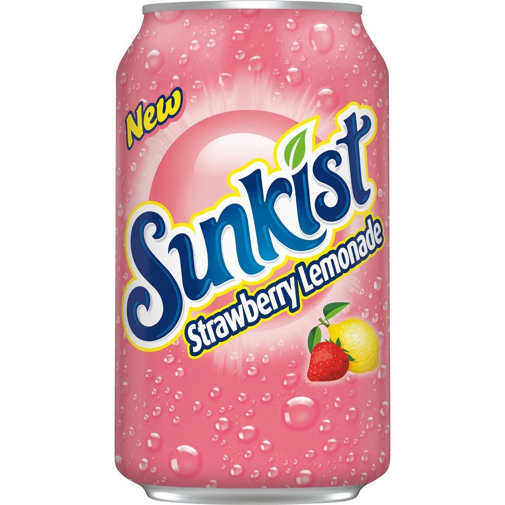 slide 2 of 3, Sunkist Strawberry Lemonade, 12 ct; 12 oz