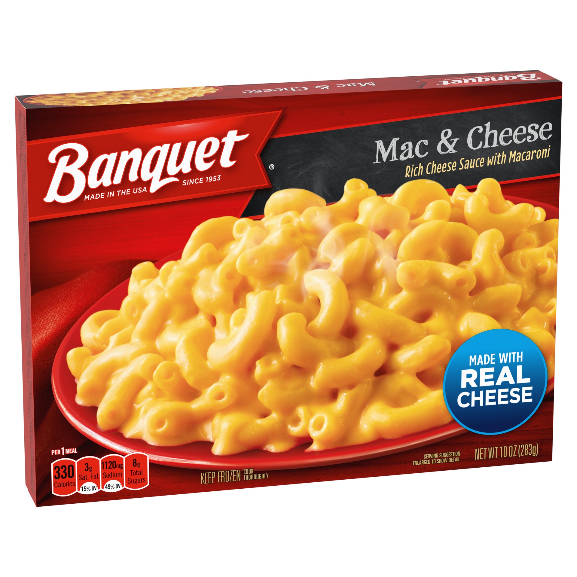 slide 2 of 5, Banquet Mac & Cheese 10 oz, 10 oz