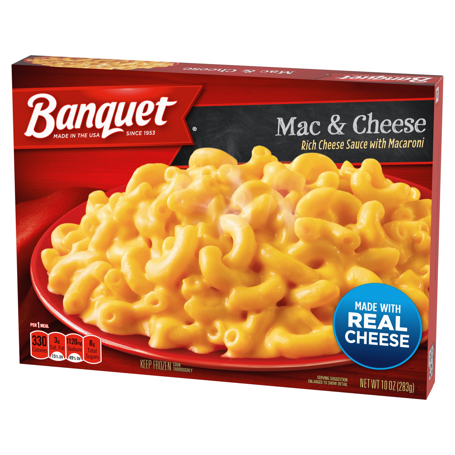 slide 3 of 5, Banquet Mac & Cheese 10 oz, 10 oz