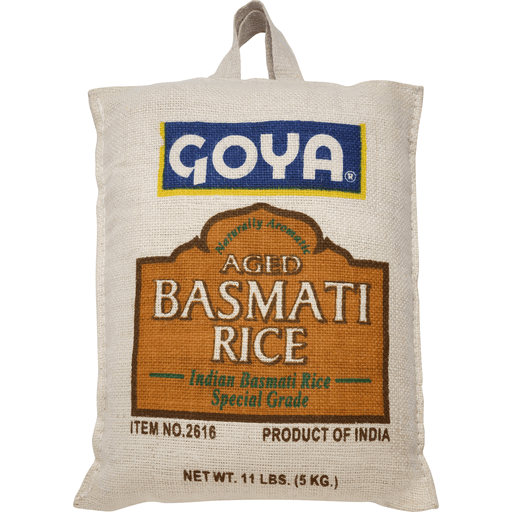 slide 1 of 1, Goya Aged Basmati Rice, 11 lb