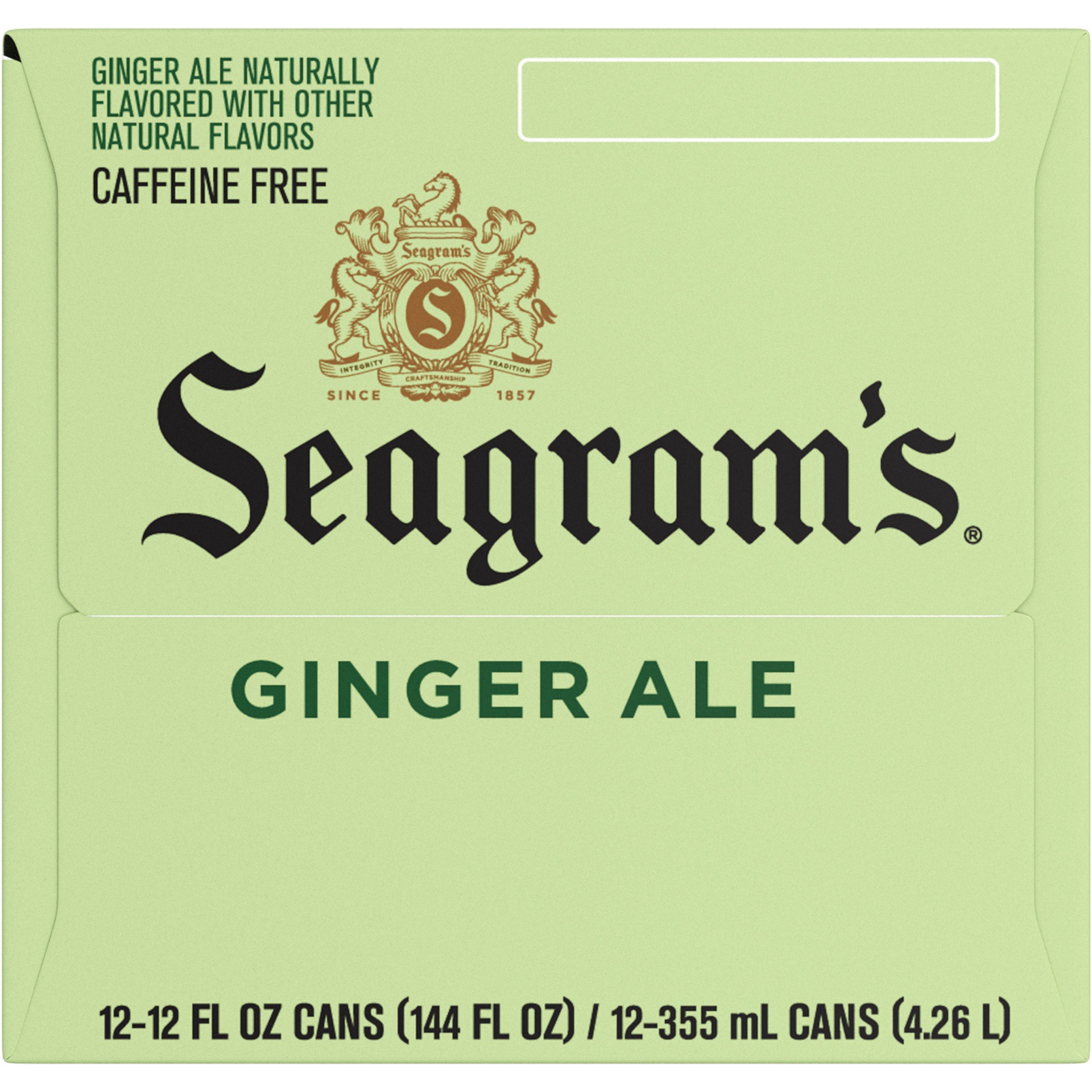 slide 12 of 12, Seagram's Ginger Ale - 12 ct; 12 fl oz - 12 ct; 12 fl oz, 12 ct; 12 fl oz