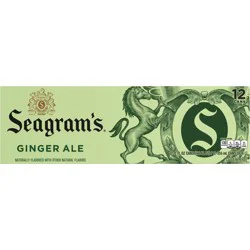 Seagram's Ginger Ale - 12 ct; 12 fl oz - 12 ct; 12 fl oz