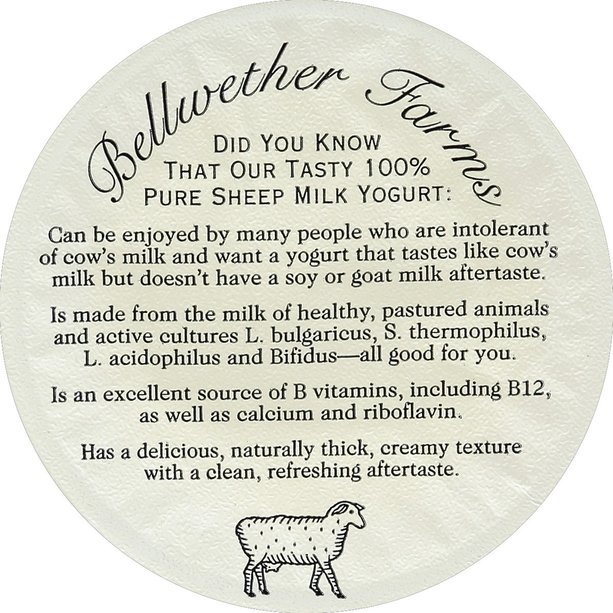 slide 4 of 4, Bellwether Farm Plain Sheep Milk Yogurt 6Oz, 1 ct